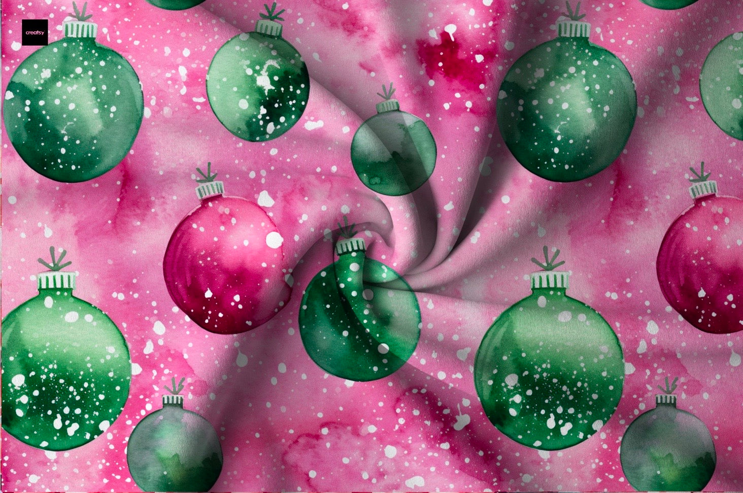 Rosa Weihnachtskugeln Wintervorbestellung